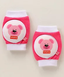 Babyhug Elbow & Knee Protection Pads Pink and White (Design May Vary)