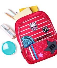 Printed School Bag Pink - 15 Inches