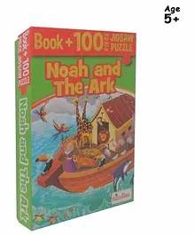 Pegasus Noah and The Ark Book with 100 Pieces of Jigsaw Puzzle - English