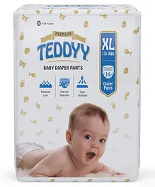 Teddyy Baby Premium Pant Style Diapers Extra Large - 14 Pieces