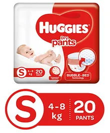 Huggies Dry Pants Small Size Diapers - 20 Pieces