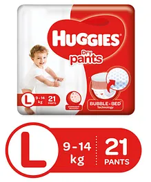Huggies Dry Pants Large Size Diapers - 21 Pieces