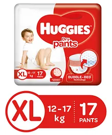 Huggies Dry Pants Extra Large Size Diapers - 17 Pieces