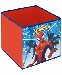 Arditex Marvel Spider-Man Fabric Foldable Storage Cube - Blue & Red