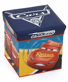 Arditex Disney Pixar Cars Fabric Stool Cum Storage Bin - Blue