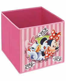 Arditex Disney Minnie Mouse Fabric Foldable Storage Cube - Pink