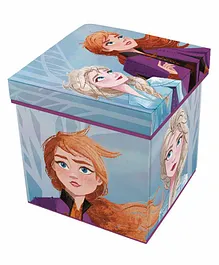 Arditex Disney Frozen Fabric Stool Cum Storage Bin - Blue