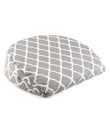Printed Wedge Pregnancy Pillow - Grey