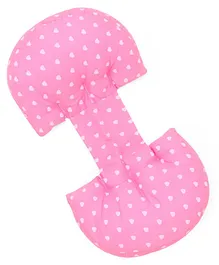 U-Shaped Waist Protection Pregnancy Pillow - Pink