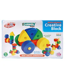 Toyzee Creative Block Set Multicolor - 17 Pieces