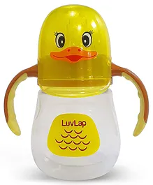 Luvlap Twin Handle Sipper Cup with Duck Print Yellow - 210 ml