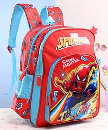 Marvel Spider Man School Bag Blue Red - 16 Inches