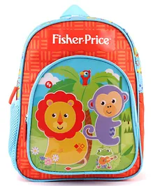 Fisher Price School Bag Red Blue - 14 Inches