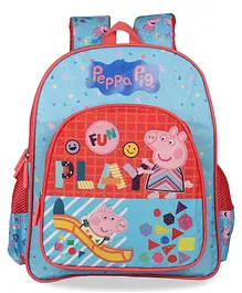 Peppa Pig School Bag Blue - 12 Inches