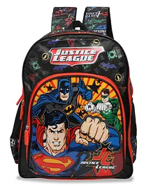DC Comics Justice League School Bag Black - 14 Inches