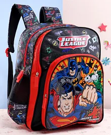 DC Comics Justice League School Bag Black - 18 Inches