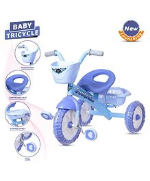 Dash Funtrike Tricycle With Front & Back Storage Basket-Blue