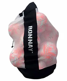 Wasan Ronnay Football Carry Bag - Black White