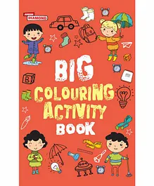 Jr Diamond Big Colouring Activity Book - English