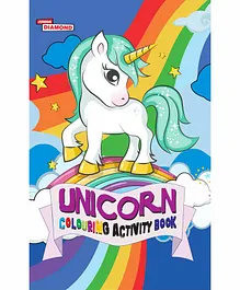 Jr Diamond Unicorn Colouring Activity Book - English