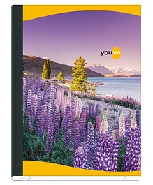 Youva Tight Bound Single Line Ruled Note Books Pack of 12 - 172 Pages Per Book