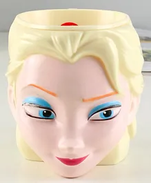 Disney 3D Frozen Elsa Mug Cream Yellow - 210 ml  