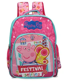Peppa Pig School Bag Pink - 14 Inches