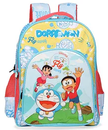 Doraemon School Bag Blue - 16 Inches