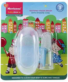 Morisons Baby Dreams Teething Finger Brush With Hygiene Case (Color May Vary)