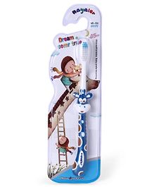 Tooth Brush with Ultra Soft Bristles Giraffe Design - Blue