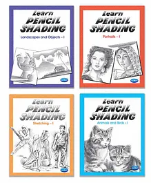Navneet Learn Pencil Shading Books Pack of 4 - English