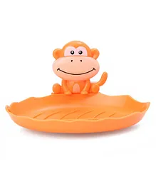  Monkey Face Soap Holder  - Orange