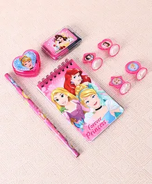 Disney Princess Stationery Set Pink - 8 Pieces