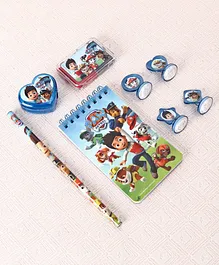 Paw Patrol Stationery Set Blue Red - 8 Pieces