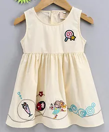 SmileS(10)(cream) Rabbit One Piece Dresses / Frocks Girl Girl pri