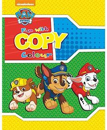 Pw Patrol Fun With Copy Colouring Book - English