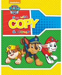 Pw Patrol Fun With Copy Colouring Book - English