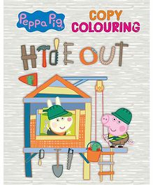 Peppa Pig Copy Colouring Hide Out - English