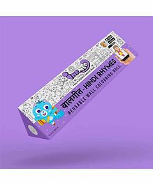 Inkmeo Coloring Rolls Hindi Rhymes Theme - White