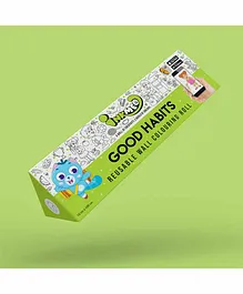 Inkmeo Coloring Rolls Good Habits Theme - White