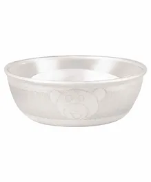Osasbazaar Sterling Silver Bowl With Teddy Bear Print - Silver