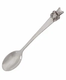 Osasbazaar Sterling Silver Baby Feeder Spoon With Teddy Design on Top - Silver
