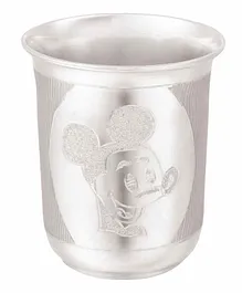Osasbazaar Sterling Silver Glass With Mickey Mouse Design Silver - 70 ml