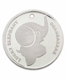 Osasbazaar Silver Coin Elephant Print - Silver