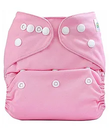 Bumberry Cloth Diaper Cover With One Bamboo Insert - Pink