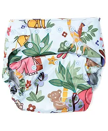 Bumberry Cloth Diaper Cover With Insert Jungle Theme