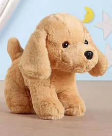 Dimpy Stuff Puppy Soft Toy Black Brown - Height 22 cm