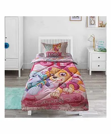 Pace Paw Patrol Comforter With Pillow Cover - Multicolor