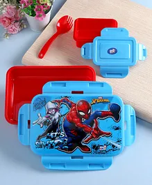 Marvel Spider Man Lock & Seal Lunch Box - Blue Red