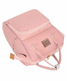 Abracadabra Quilted Diaper Bag- Pink